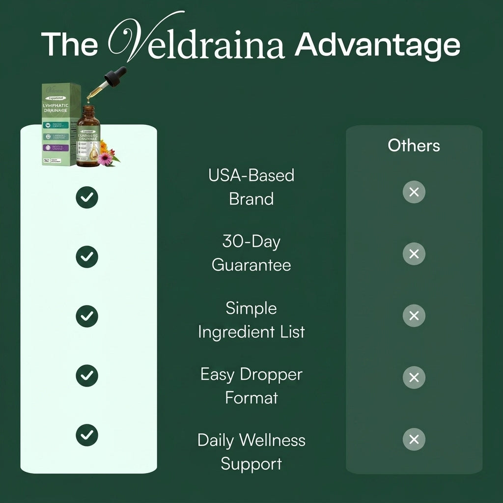 Veldraina — Liposomal Lymphatic Drainage Drops
